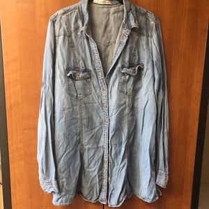 Maurices Denim Button Down